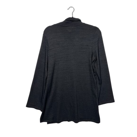 Wilfred Free Aritzia Cyrielle T-Shirt Turtleneck Long Sleeve Tunic Black Size L - Picture 5 of 11
